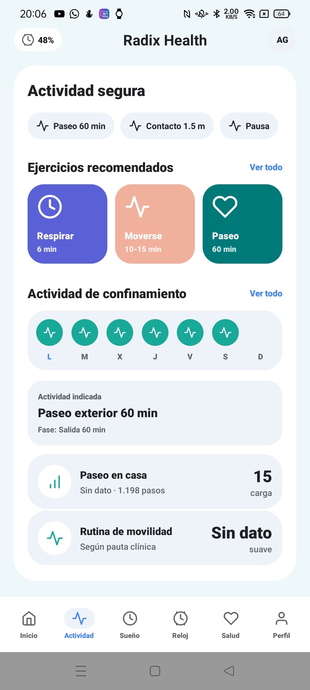 Actividad segura